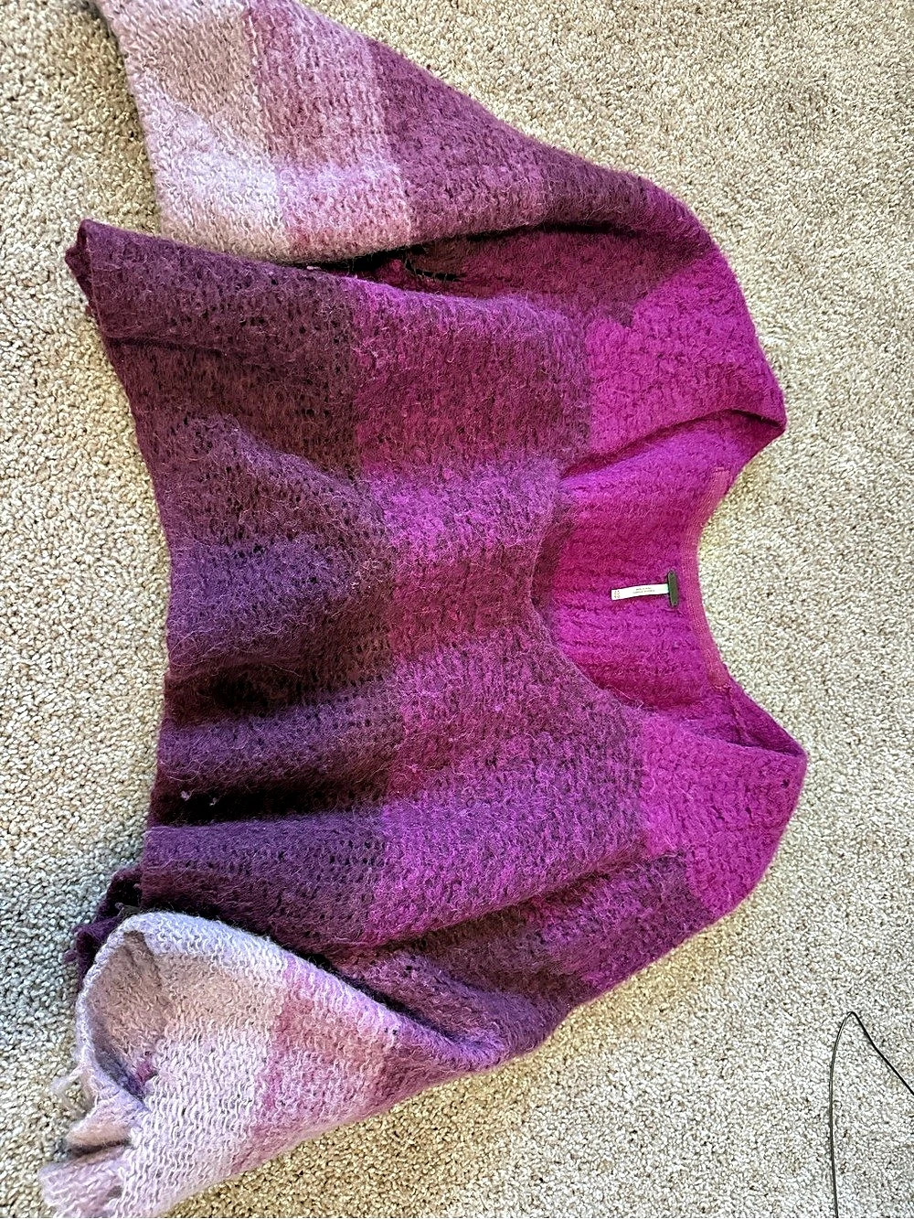 Free People Color Block Sweater Size Small